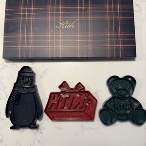Kith Black, Red, and Green Cookie Cutter Set